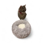Pets Luxury Fluffy Pet Bed - Cozy & Calming Small Size - Pets
