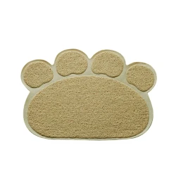 Pets Paw Print Cat Litter Mat ، Size 55cm
