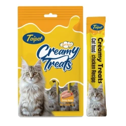 Pets Taipet Cat Creamy Treats Chicken Recipe,5pcs in 1pack