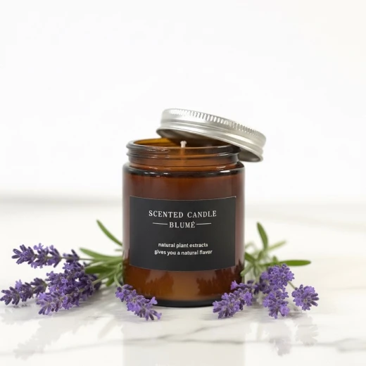 شمعة معطرة برائحة الافندر - لوجين هوم - Image 3