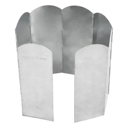  Iron Wind Shield, 50 cm, 8 Panels, Foldable, Wind-Resistant, Heat-Resistant up to 660 ℃