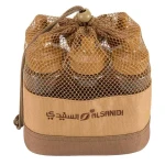 طقم أدوات مصابيب وبهارات 6 قطع مع حقيبة قماش كاكي (22×12×18 سم) – تخزين محكم، حمل سهل، مثالي للرحلات  - عتاد