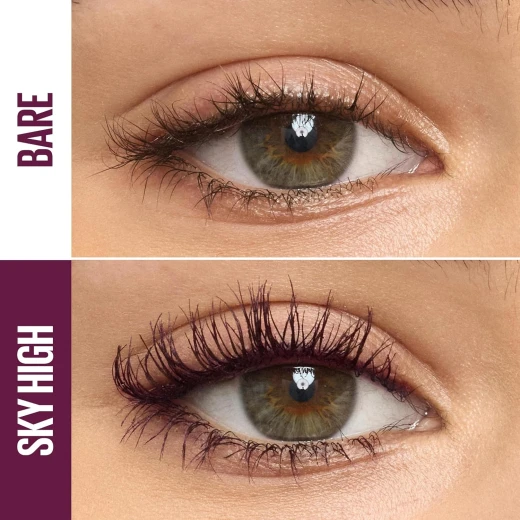 Maybelline Lash Sensational Sky High Mascara – Burgundy Haze – Volumizing, Lengthening, Curling & Defining Mascara – Buildable Washable Formula - Maybelline - Image 2