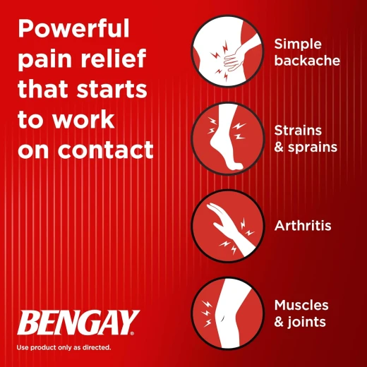 Bengay Ultra Strength Pain Relief Cream – Fast Acting Topical Muscle & Joint Pain Reliever – Strong Formula for Back, Neck & Body Aches - Bengay - Image 2