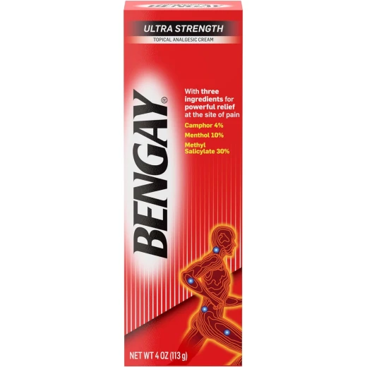 Bengay Ultra Strength Pain Relief Cream – Fast Acting Topical Muscle & Joint Pain Reliever – Strong Formula for Back, Neck & Body Aches