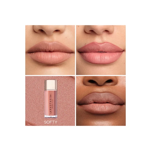 Anastasia Beverly Hills Lip Velvet Deluxe Kit – Softy & Peachy Nude Shades – Matte Velvet Lip Color Set with Smooth Lightweight Finish - Anastasia beverly hills - Image 3