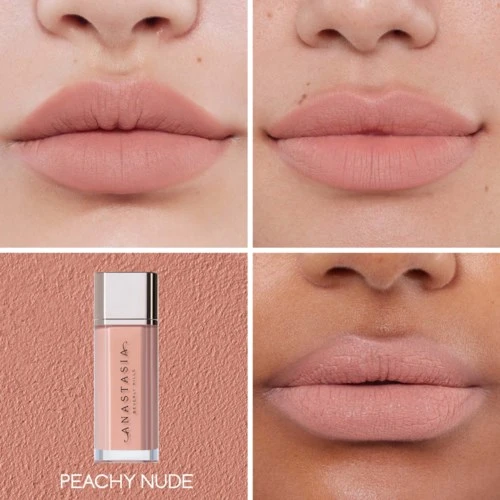 Anastasia Beverly Hills Lip Velvet Deluxe Kit – Softy & Peachy Nude Shades – Matte Velvet Lip Color Set with Smooth Lightweight Finish - Anastasia beverly hills - Image 2