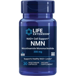 Life Extension NAD+ Cell Support NMN – 300mg Nicotinamide Mononucleotide – 30 Vegetarian Capsules – Healthy Aging & Cellular Energy Support – Gluten Free, Non-GMO