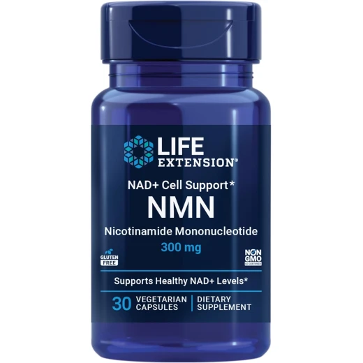 Life Extension NAD+ Cell Support NMN – 300mg Nicotinamide Mononucleotide – 30 Vegetarian Capsules – Healthy Aging & Cellular Energy Support – Gluten Free, Non-GMO Life Extension NAD+ Cell Support NMN – 300mg Nicotinamide Mononucleotide – 30 Vegetarian Capsules – Healthy Aging & Cellular Energy Support – Gluten Free, Non-GMO