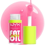 مستحضر شفاه NYX Professional Makeup Fat Oil Lip Drip – ملمع شفاه ملون نباتي، مرطب ولامع، غير لاصق، ترطيب يدوم 12 ساعة مع سكوالين وزيوت التوت والتوت البري - ان واي اكس