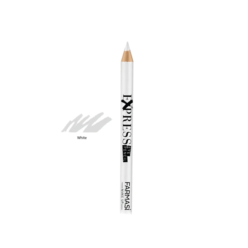 Farmasi White Eye Pencil Long Lasting Intense Color Makeup for Captivating Eyes Smooth Application - Farmasi