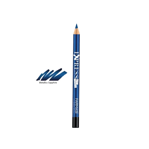Farmasi Express Metallic Sapphire Eyeliner Pencil Long Lasting Dramatic Eye Makeup for Women Farmasi Express Metallic Sapphire Eyeliner Pencil Long Lasting Dramatic Eye Makeup for Women