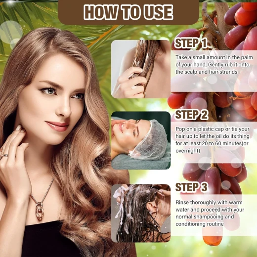 Andreyt Raw Batana Oil for Hair Growth, 100% Natural Pure Dr. Sebi Batana Oil from Honduras, Prevent Hair Loss, Promotes Hair Growth and Thickness for Men & Women - Andreyt - Image 2