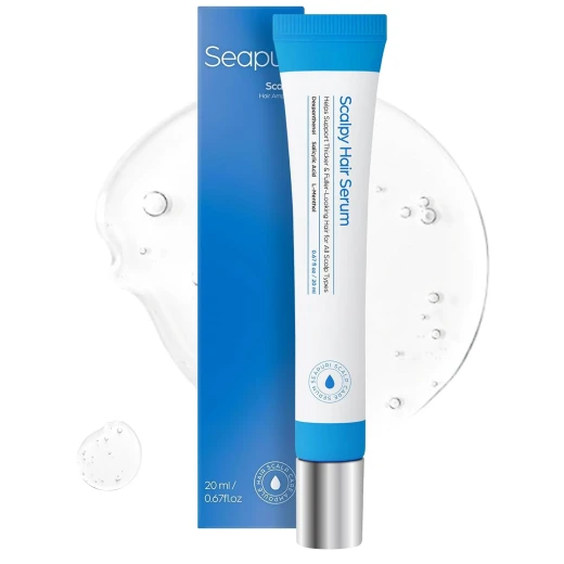 Seapuri Hair Growth Serum for Men & Women for Hair Loss & Thinning | Scalp Treatment with Salicylic Acid, Menthol, Dexpanthenol | Non-Greasy, Lightweight | Exfoliates Dandruff & Soothes Itch