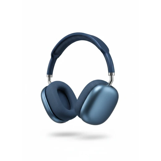 Wireless Over-Ear Headphones with Premium Stereo Sound, Noise Isolation, Soft Cushions & Adjustable Headband Blue Wireless Over-Ear Headphones with Premium Stereo Sound, Noise Isolation, Soft Cushions & Adjustable Headband Blue