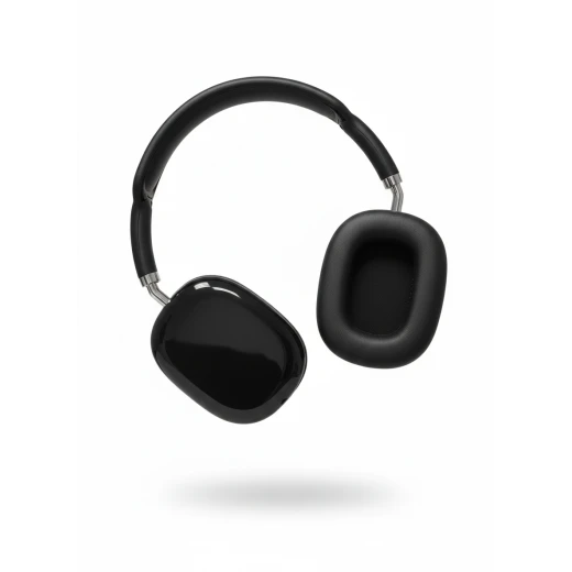 Wireless Over-Ear Headphones with Premium Stereo Sound, Noise Isolation, Soft Cushions & Adjustable Headband Black