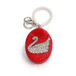 Luxury Rhinestone Compact Mirror Keychain - Maya