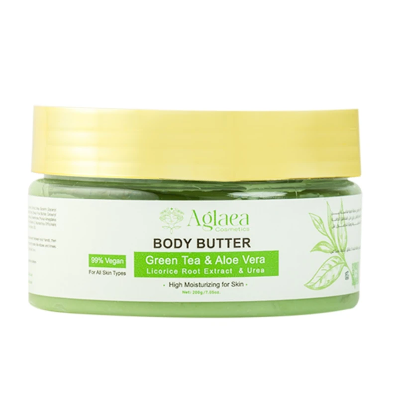 Aglaea Body Butter with Green Tea & Aloe Vera –200 mlWith Urea & Licorice root extract - Aglaea