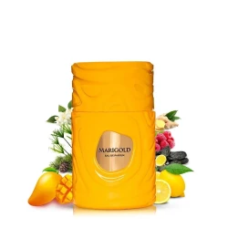 Le Bonheur MariGold Eau de Parfum – 100ml Unisex Luxury Scent with Exotic Mango, Spicy Ginger, and Elegant Jasmine