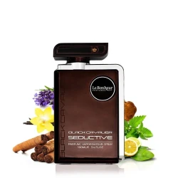 Le Bonheur Black Cavalier Seductive EDP – 100ml Men's Fragrance, A Deep, Captivating, and Sensual Scent for Evening & Special Occasions