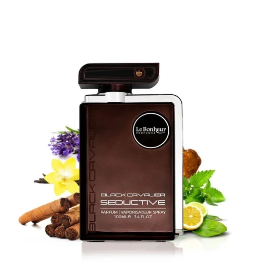 عطر لـو بونير بلاك كافالير سيداكتيف أودي بارفيوم 100 مل، عطر جذاب وغامض بنفحات تأسر الحواس، مثالي للمناسبات الخاصة والأمسيات