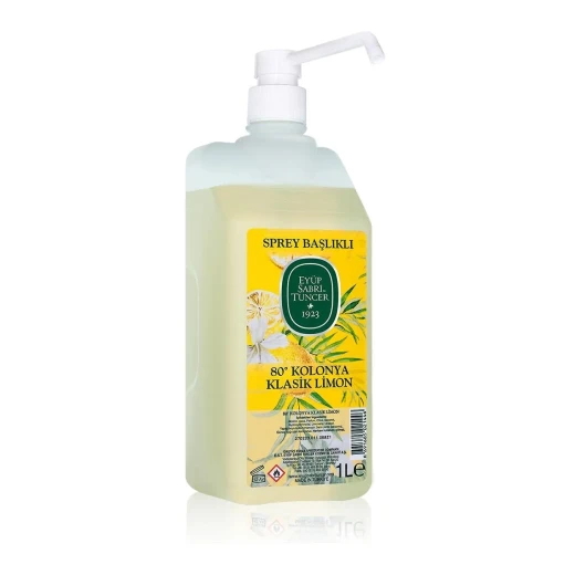 Eyüp Sabri Tuncer Classic Lemon Spray Cologne 1 liter | Fresh Citrus Fragrance Cologne | Lightweight Daily Scent for Men and Women with Clean Lemon Notes Eyüp Sabri Tuncer Classic Lemon Spray Cologne 1 liter | Fresh Citrus Fragrance Cologne | Lightweight Daily Scent for Men and Women with Clean Lemon Notes