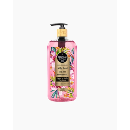 Perfume Jewels Shower Gel Silky Touch 750ml – Luxurious and Fragrant, Gently Cleanses and Moisturizes Skin, Leaves a Long-Lasting Soft and Silky Feeling, Ideal for Daily Use, Perfect for a Refreshing Shower Experience Perfume Jewels Shower Gel Silky Touch 750ml – Luxurious and Fragrant, Gently Cleanses and Moisturizes Skin, Leaves a Long-Lasting Soft and Silky Feeling, Ideal for Daily Use, Perfect for a Refreshing Shower Experience