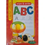 Wipe & Clean ABC Interactive Wipe‑Clean Board Book with Pen – Learn Letters A–Z Repeatedly, Ages 3–6 - Dar Al-Zeenat