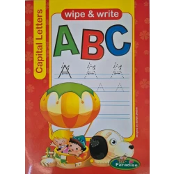 Wipe & Clean ABC Interactive Wipe‑Clean Board Book with Pen – Learn Letters A–Z Repeatedly, Ages 3–6