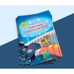 Purple Turtle & Whammy the Whale: Big Lessons for Little Heroes, Friendship, Healthy Habits & Saving the Earth