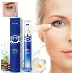 Jaysuing Peptide Eye Cream Roller 15ml – Hyaluronic Acid, Caffeine & Retinol for Dark Circles, Puffiness & Wrinkles