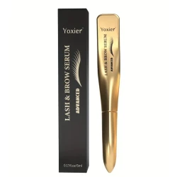 Yoxier Lash & Brow Serum Advanced – 5 ml | Eyelash & Eyebrow Growth Serum with Ginseng and Peptides