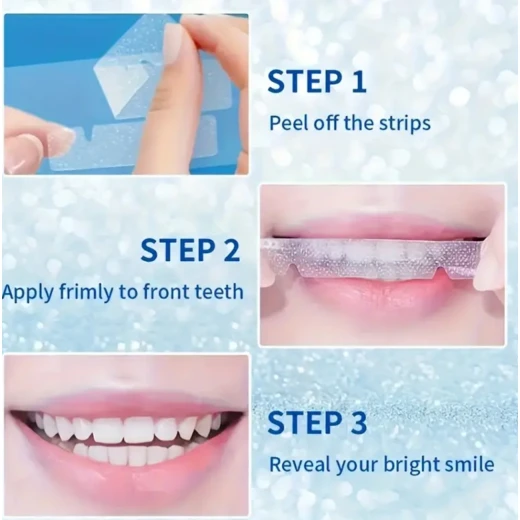 شرائط تبييض الأسنان 9 وايت لإزالة التصبغات وتفتيح الابتسامة – 14 شريط - سنجزي - Image 2