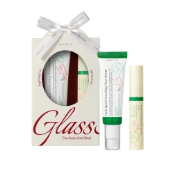 AXIS‑Y Glass Skin Duo Set (2 pcs) – Dark Spot Correcting Glow Serum + Vegan Collagen Eye Serum for Bright, Firm, Glass‑Like Skin