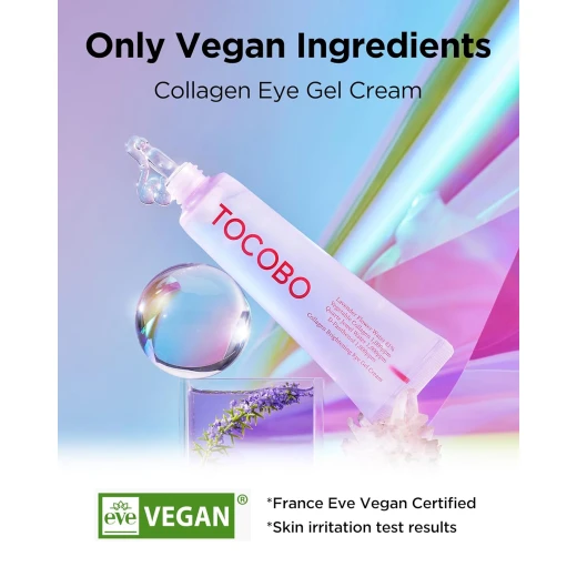 TOCOBO Collagen Brightening Eye Gel Cream 30ml – Hydrating and Brightening Eye Care with Niacinamide and Collagen - Tocobo - Image 7