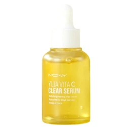MQNY Yuja Vita C Clear Serum 30ml – Brightening Vitamin C Serum for Uneven Tone, Glow and Hydration Korean Skin Care