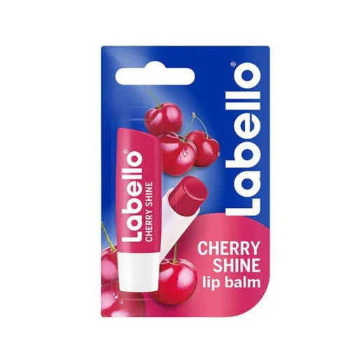 Labello Cherry Lip Balm 4.8g, provides deep hydration and instant softness for lips, protects from dryness and chapping, with light tint and refreshing cherry scent, ideal daily lip care for smooth and healthy lips Labello Cherry Lip Balm 4.8g, provides deep hydration and instant softness for lips, protects from dryness and chapping, with light tint and refreshing cherry scent, ideal daily lip care for smooth and healthy lips