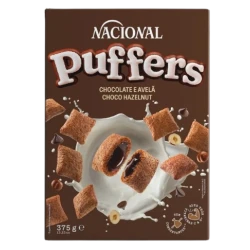 NACIONAL  Puffers Choco Hazelnut Pillows 375 g