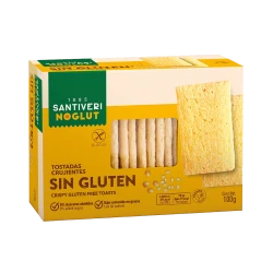 Santiveri Light Toasts Free Gluten 100g Box
