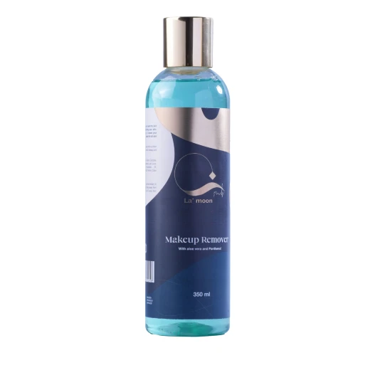 La moon Makeup Remover 350ml gently removes waterproof makeup while hydrating and soothing with Aloe Vera and Panthenol suitable for all skin types - La'moon - Image 3