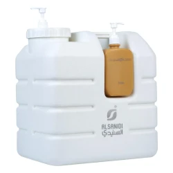 Polyethylene Water Container with Spout, White, 25L – Portable, Space-Saving, Ideal for Daily Use and Outdoor Trips