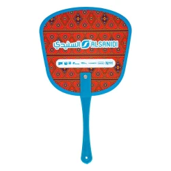 Plastic Fire Fan with Traditional Saudi Design, Red – Quick Ignition Boost, Easy to Use