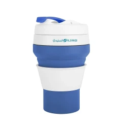 Foldable Silicone Coffee & Tea Cup 480ml – Lightweight, Safe, and Portable