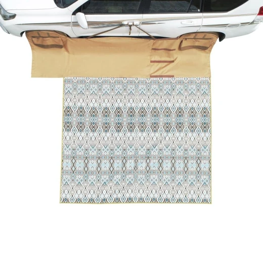 رواق بين كفرين مع فرشة – لجميع السيارات – 345×300 سم – نقش تراثي , مقاوم للرياح، سهل النقل، تصميم مريح وأنيق رواق بين كفرين مع فرشة – لجميع السيارات – 345×300 سم – نقش تراثي , مقاوم للرياح، سهل النقل، تصميم مريح وأنيق