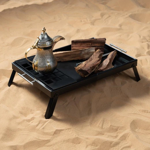 شواية فحم مع جراب 40×60×18 سم – فتحة غاز لإشعال سريع، قابلة للطي وسهلة التخزين - عتاد - Image 6