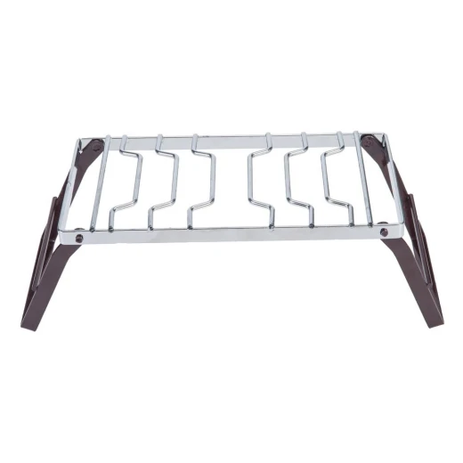 مركاب نار البر قابل للطي 25×35 سم – سهل النقل ومقاوم للصدأ وآمن للاستخدام الخارجي من عتاد - عتاد - Image 4