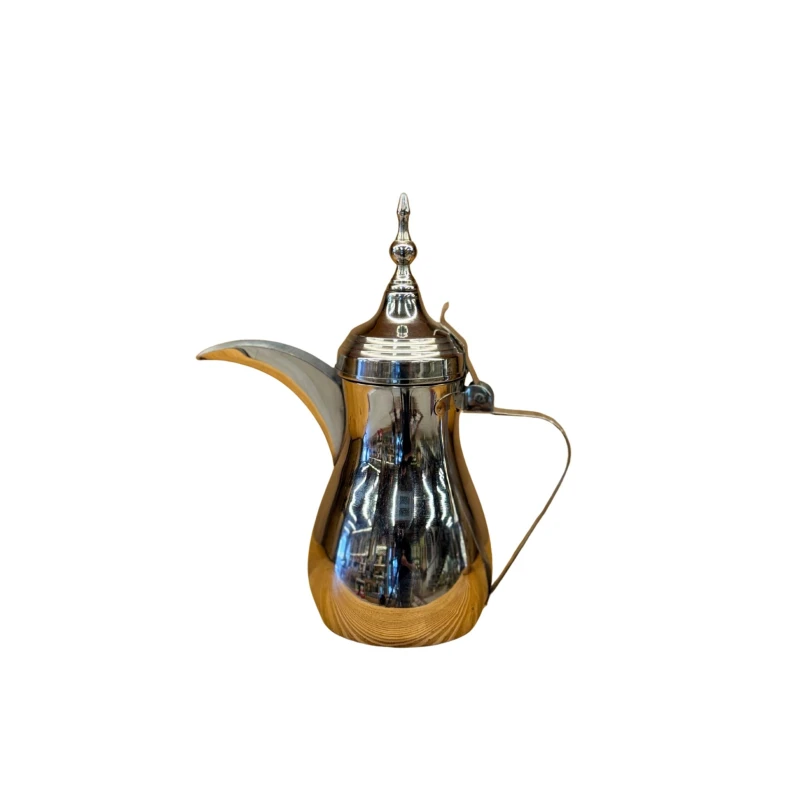 Ruslan Stainless Steel Arabic Coffee Dallah – Large Size, Elegant & Durable Design - Ruslan