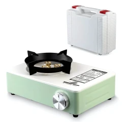 Atad Portable Camp Stove, Light Green – Compact, Lightweight, Windproof Outdoor Gas Burner