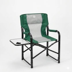 Atad Luxury Executive Folding Chair with Side Table – Supports Up to 220kg, Comfortable & Elegant Design, Green
