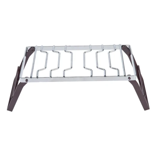 مركاب نار البر قابل للطي 20×30 سم سيخ ثقيل لتنظيم النار والشواء في الرحلات من عتاد - عتاد - Image 3